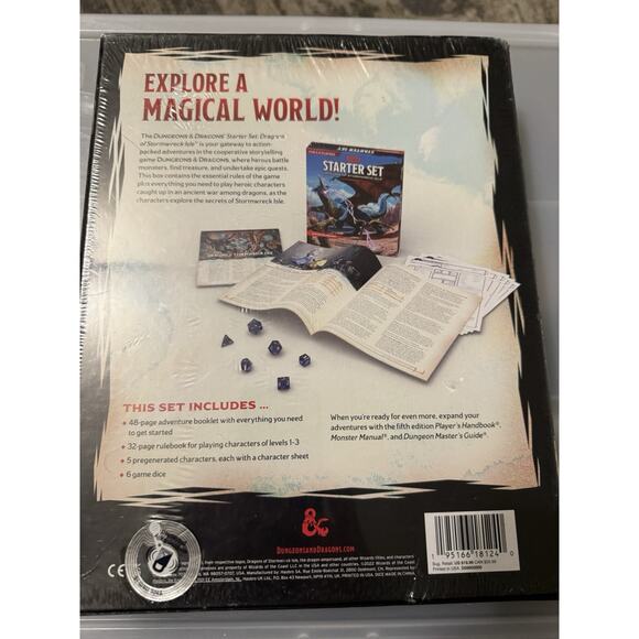 New Sealed Dungeons & Dragons: Dragons of Stormwreck Isle Starter Set Game D&D - Picture 2 of 5